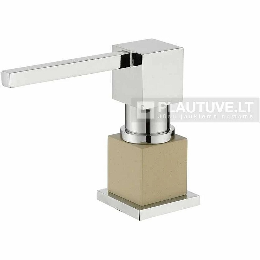 Compotexa Liquid Soap Dispenser for Sink HELIKA DTQ, Color: White Chrome | Alba Chrome 710CR – 3