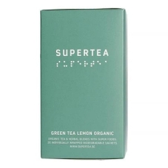 Teministeriet - Supertea Зеленый Чай Лимон - BIO 20 Чайных Пакетиков