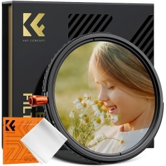 Фильтр для камеры - K&F Concept Nano-X MRC CPL Fader ND2-32 Черный Mist 1/4 37mm