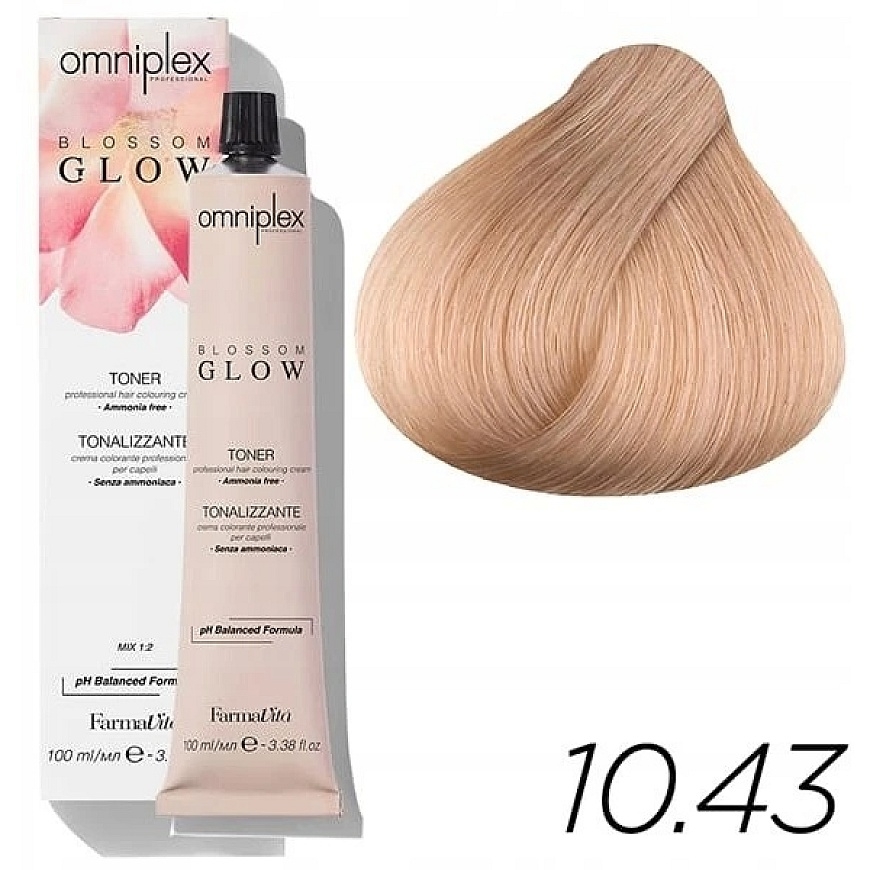 Farmavita Omniplex Blossom Glow toner do włosów 10.43 Apricot 100ml