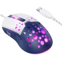 Wired Keyboard and Mouse Hoco GM51 Gaming White/Blue