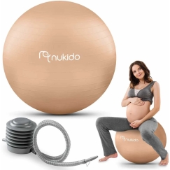 Nukido Sand Color 65 cm Belly Ball for Aerobics NS-951