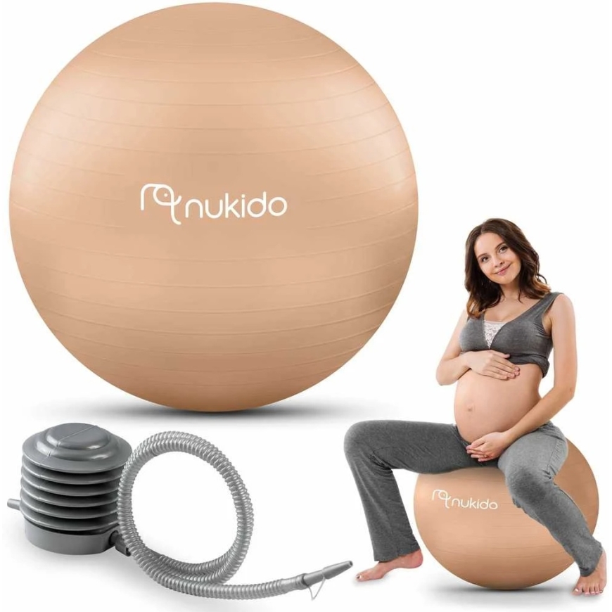 Nukido liivakarva 65 cm kõhulihaste pall aeroobikaks NS-951