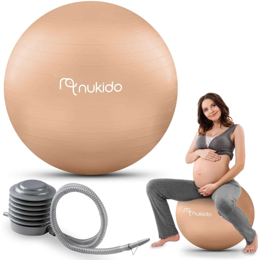 Nukido liivakarva 65 cm kõhulihaste pall aeroobikaks NS-951 – 3