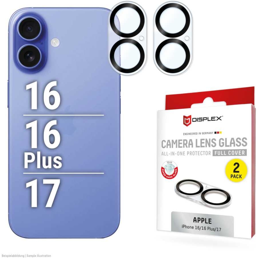 DISPLEX CAM KLEJŠ VISĀ VIENĀ - IPHONE 16/16 PLUS/17 – 2