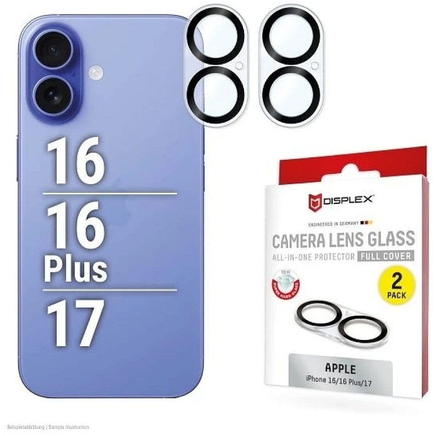 DISPLEX CAM GLUE ALL IN ONE - IPHONE 16/16 PLUS/17 – 3