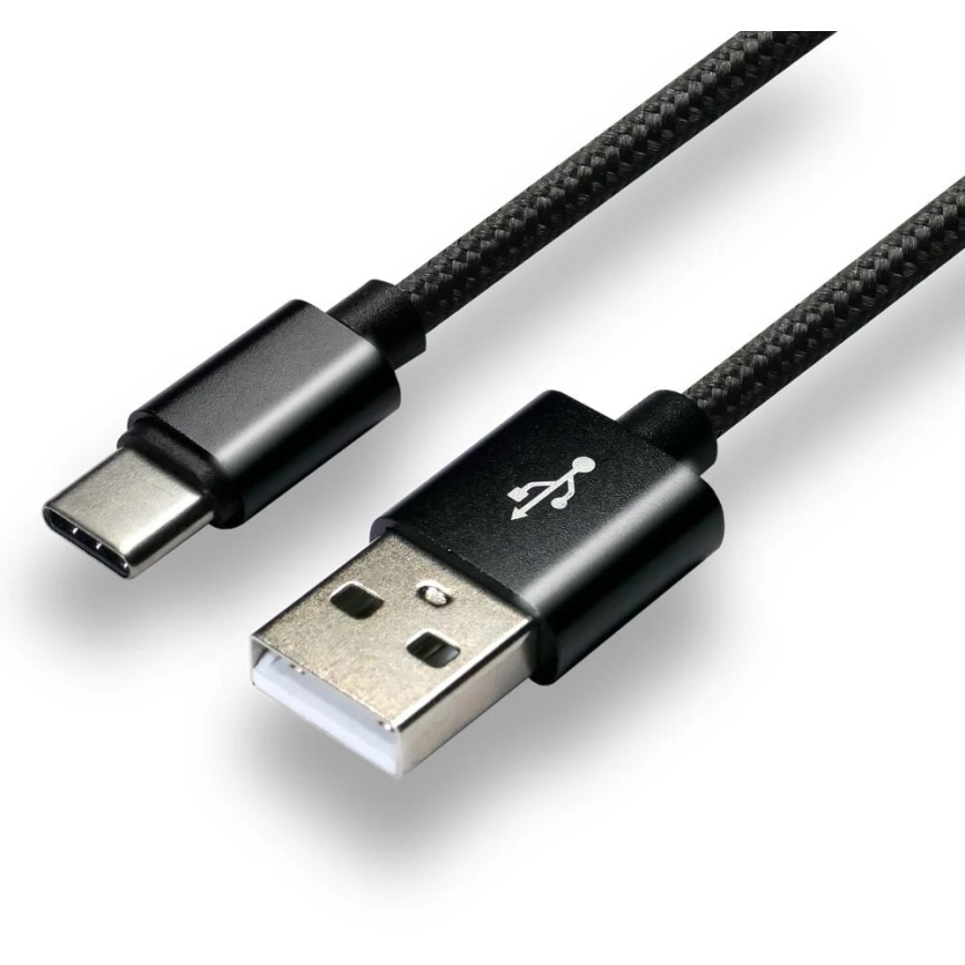 USB-C Kaabel - EverActive CBB-1.2CB 3 A Kiire Laadimine, 480 Mbps, 1,2 m, Must – 3