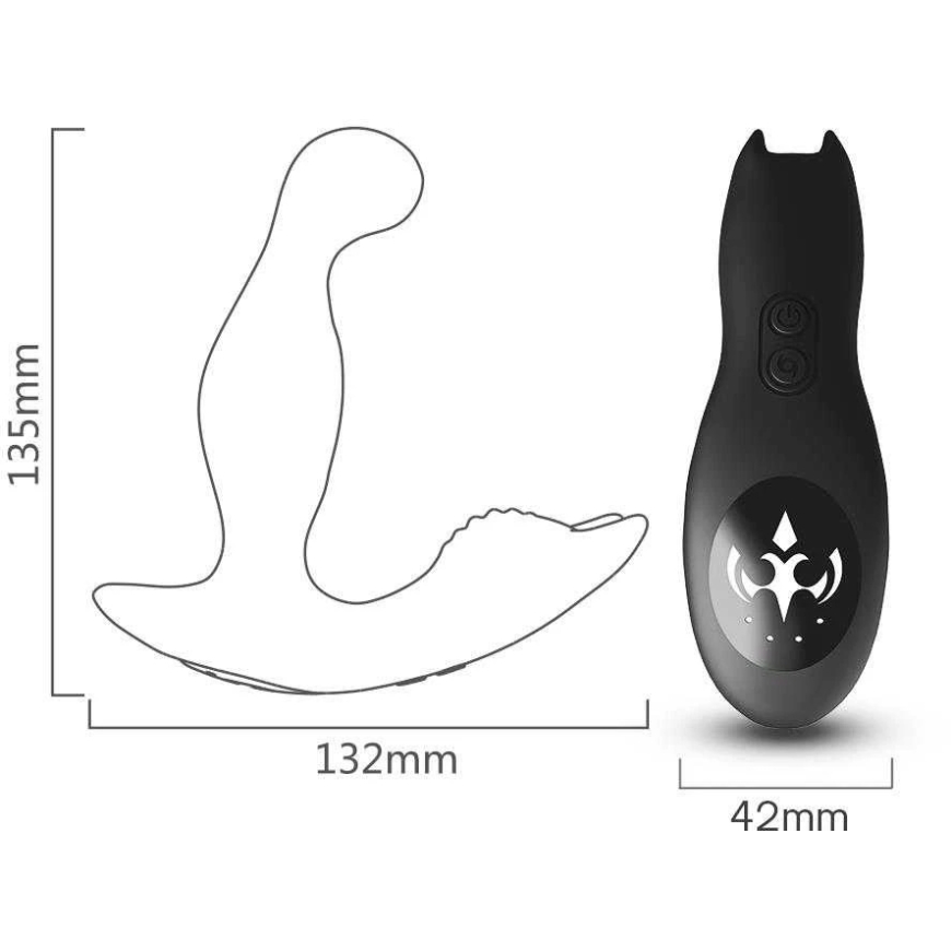 B Series Joy B Serija Joy Masažuoklis prostatos vibracijos sukimas 9+5 režimai 13 cm – 4