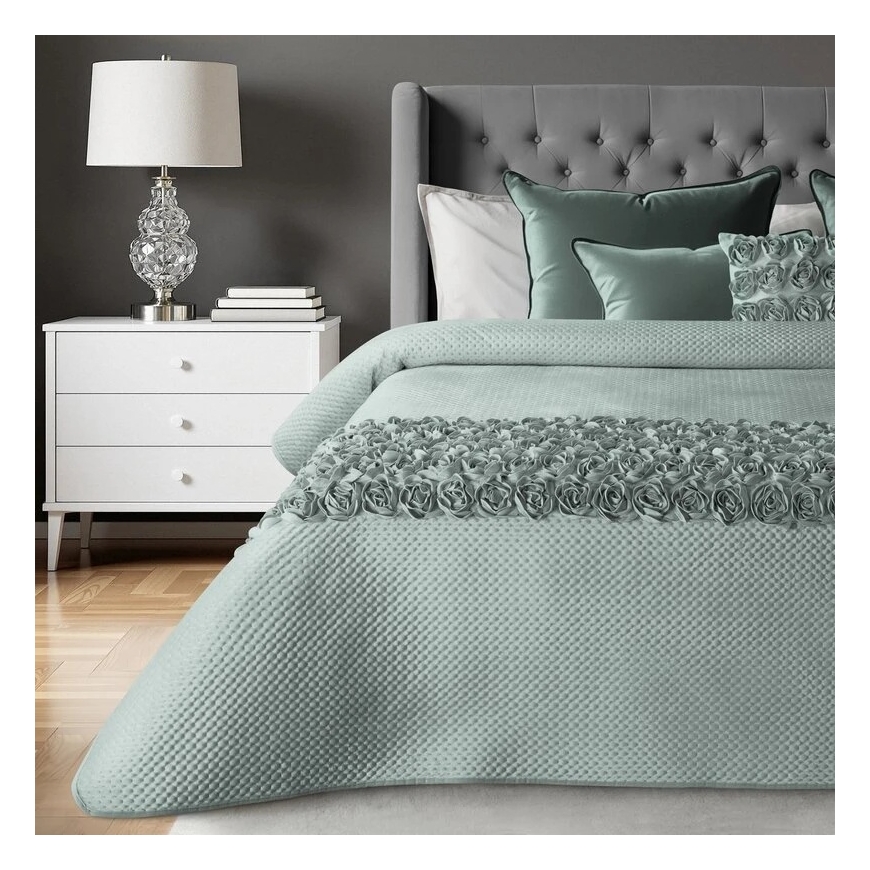Eurofirany MH/CHON/ROSES 170X210 mėtų Lovatiesė