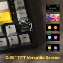 Черный Серый Желтый RGB Ajazz AK820 Pro Flying Fish Switch беспроводная механическая клавиатура