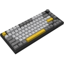 Juodas pilkas Gelton RGB Ajazz AK820 Pro Flying Fish Switch belaidė mechaninė klaviatūra Juodas pilkas Gelton RGB Ajazz AK820 Pro Flying Fish Switch belaidė mechaninė klaviatūra