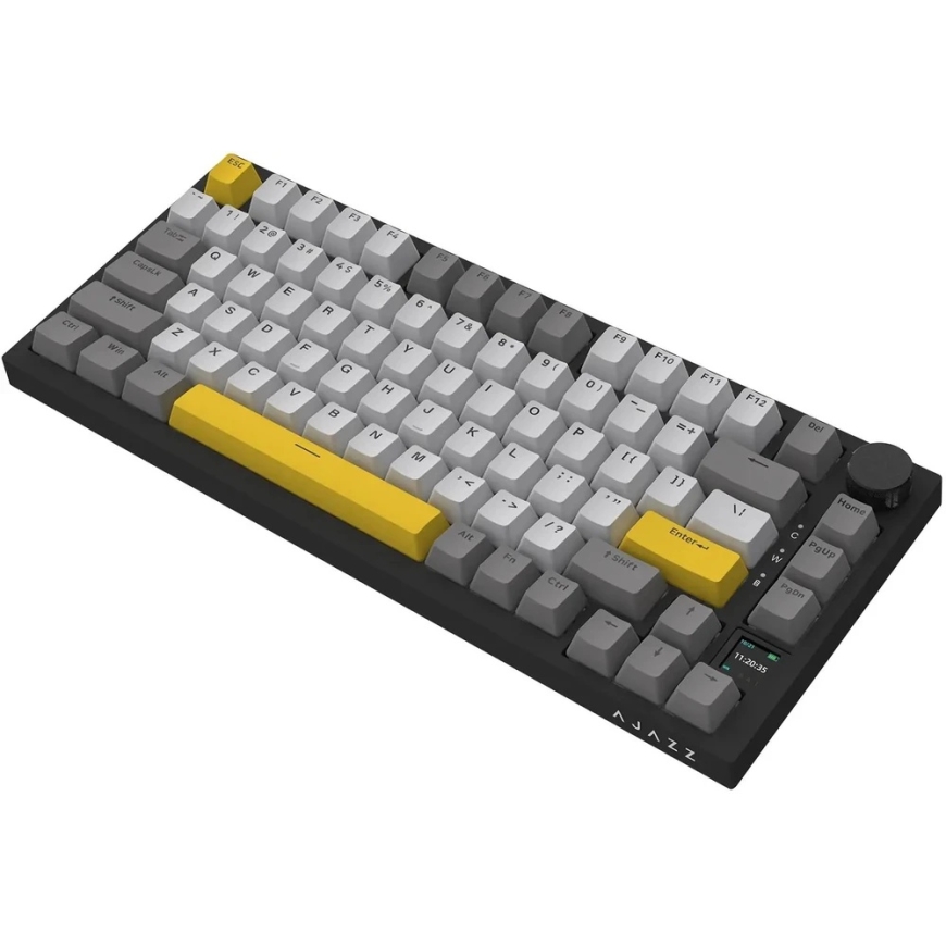 Black Gray Yellow RGB Ajazz AK820 Pro Flying Fish Switch Wireless Mechanical Keyboard – 4