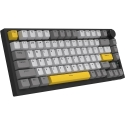 Juodas pilkas Gelton RGB Ajazz AK820 Pro Flying Fish Switch belaidė mechaninė klaviatūra Juodas pilkas Gelton RGB Ajazz AK820 Pro Flying Fish Switch belaidė mechaninė klaviatūra