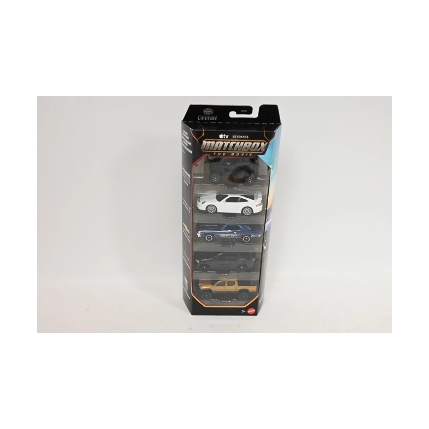 Mattel MATCHBOX MOVIE automodeļu komplekts (5 gab.) (JNC94) – 2