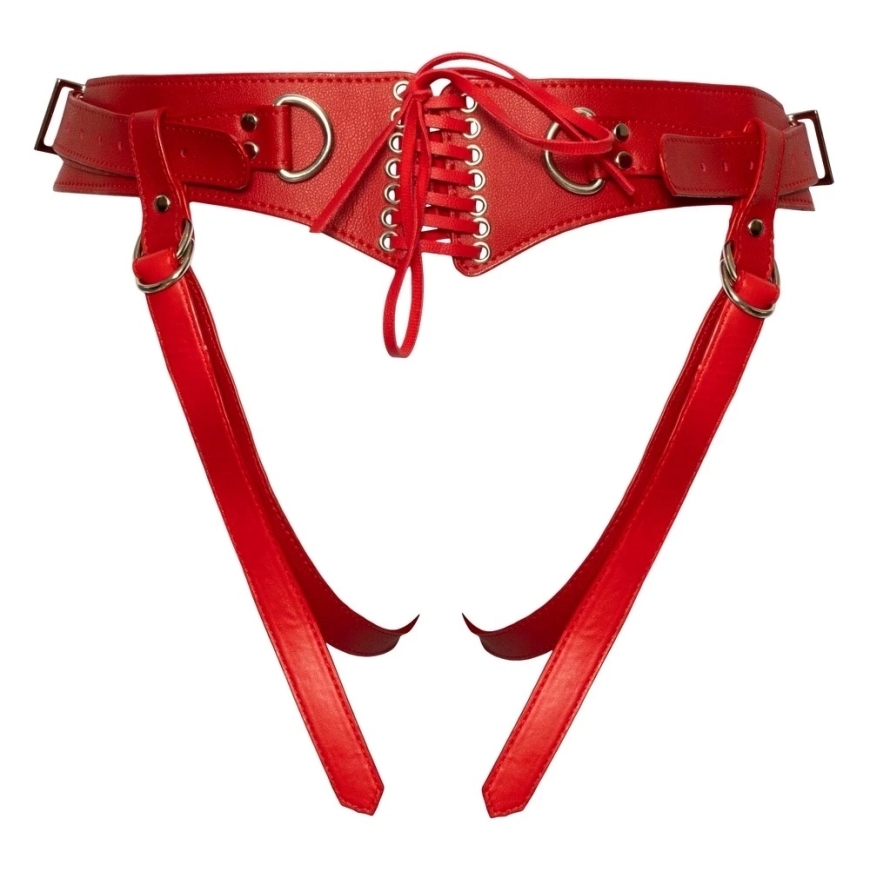 Bad Kitty harness in red S-L – 4