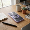 OEM Case "Samsung S26 Frame Circle Stand", compatible with MagSafe, purple OEM Case "Samsung S26 Frame Circle Stand", compatible with MagSafe, purple