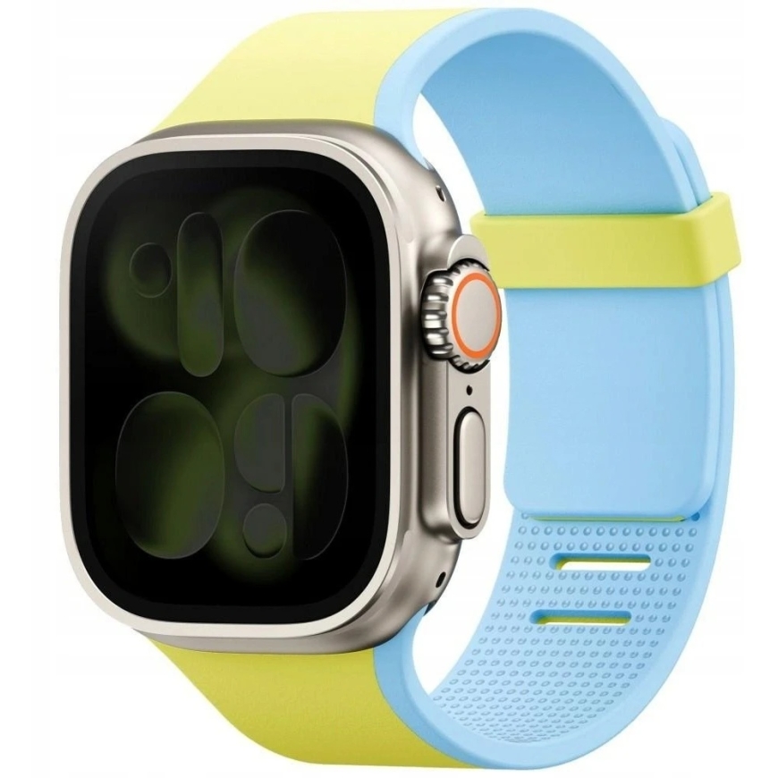 UNIQ Revix IV Reversible Magnetic Strap for Apple Watch Series 4/5/6/7/8/9/10/11/12/SE/SE2/SE3/Ultra/Ultra 2/Ultra 3/Ultra 4 44/ – 4