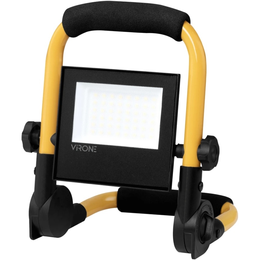 Orno REGULUS LED work projector on a stand, 30 W, 2400 lm, IP65, 4000 K, foldable