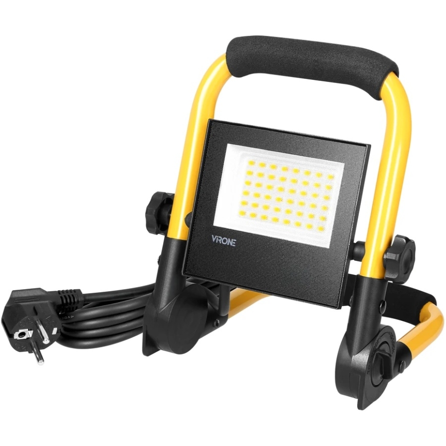 Orno REGULUS LED tööprojektor statiiviga, 30 W, 2400 lm, IP65, 4000 K, kokkupandav – 3