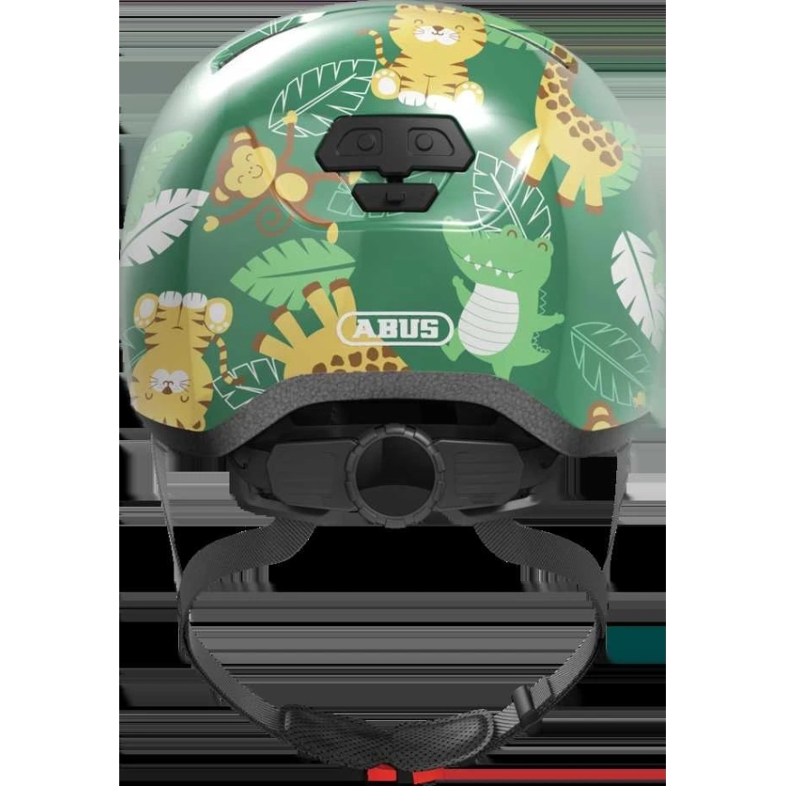 Abus Germany Abus Skurb Kid zaļš džungļi izmērs M (50-55) / ķivere bērniem – 3