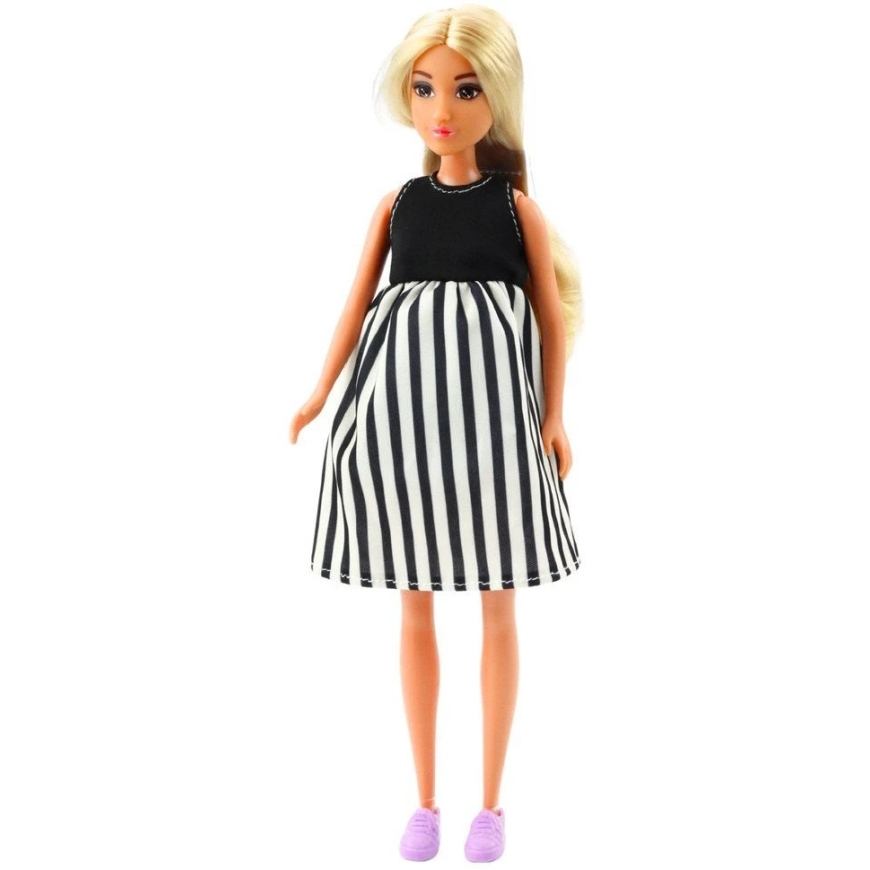 Lean Toys Lėlė Anlily nėščia, 30 cm, su nuimamu pilvuku – 4
