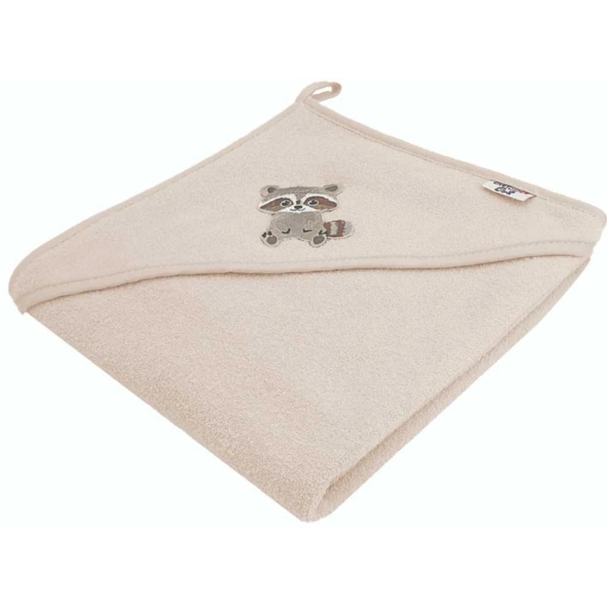 Bocioland huppupyyhe frotee 80x80 kerma rakkuna BL217 – 3