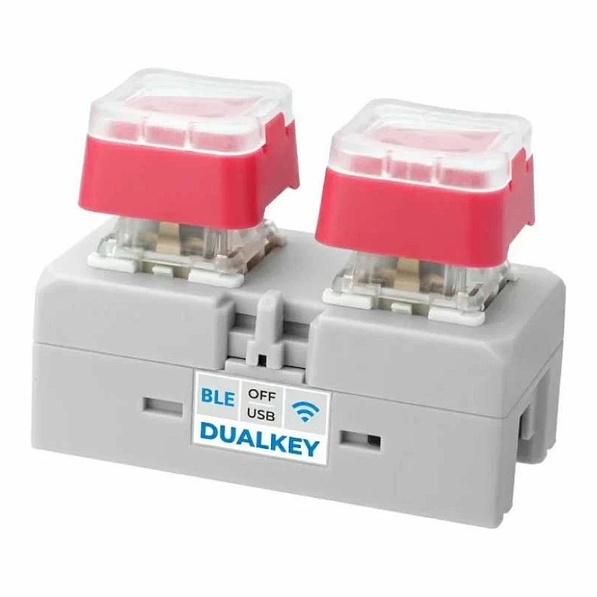 Chain DualKey – ohjelmoitava moduuli kahdella mekaanisella näppäimellä – ESP32-S3 – M5Stack C147