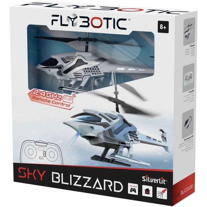 FLYBOTIC Radijo bangomis valdomas sraigtasparnis SKY BLIZZARD – 2