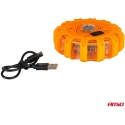 Laetav LED hädatuled koos taskulambi funktsiooniga, 12 SMD + 3 SMD, 650 mAh AMIO-04829 Laetav LED hädatuled koos taskulambi funktsiooniga, 12 SMD + 3 SMD, 650 mAh AMIO-04829
