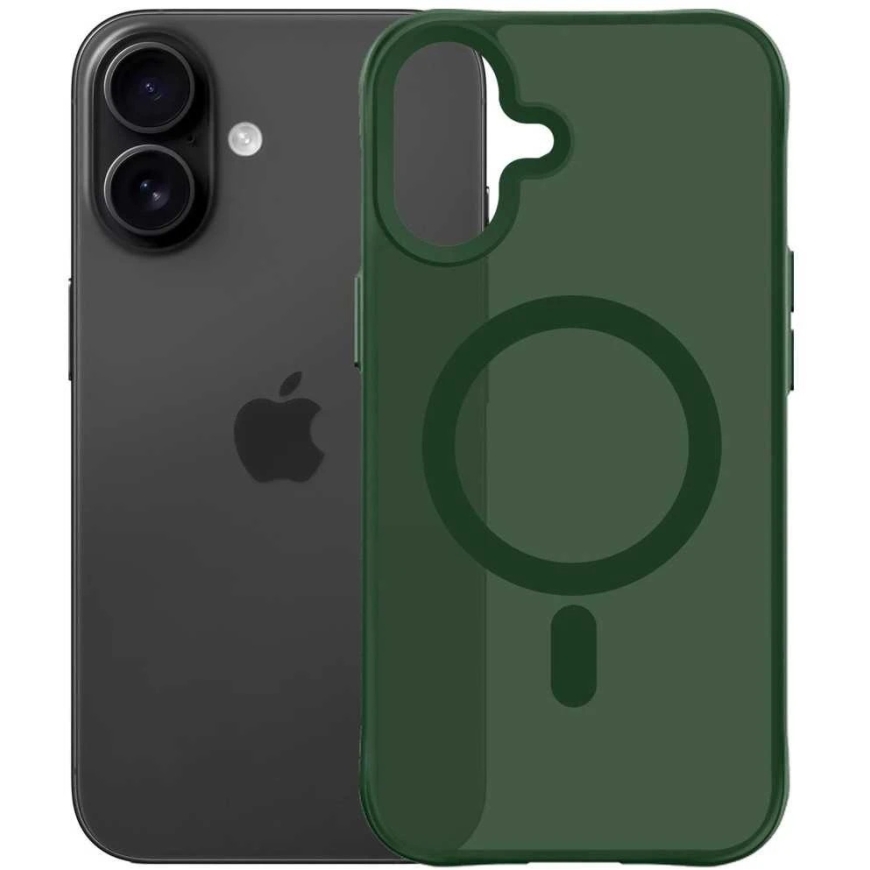 3Mk aizsardzība 3mk dūmainais "MagCase" maciņš iPhone 17 - Zaļš - Caurspīdīgs – 5