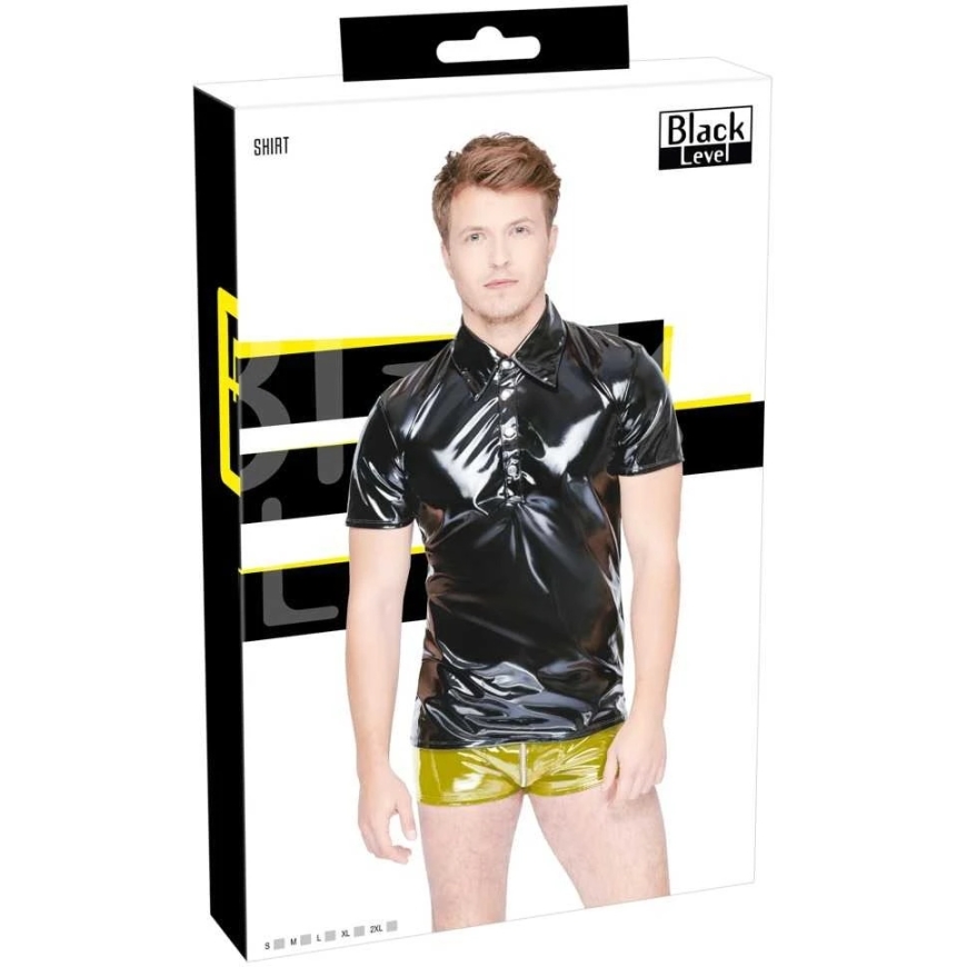 Black Level Vinüül M. Polo särk M