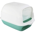 ATL ZW32D Cat Litter Box with Lid White and Green 50x35x33cm ATL ZW32D Cat Litter Box with Lid White and Green 50x35x33cm