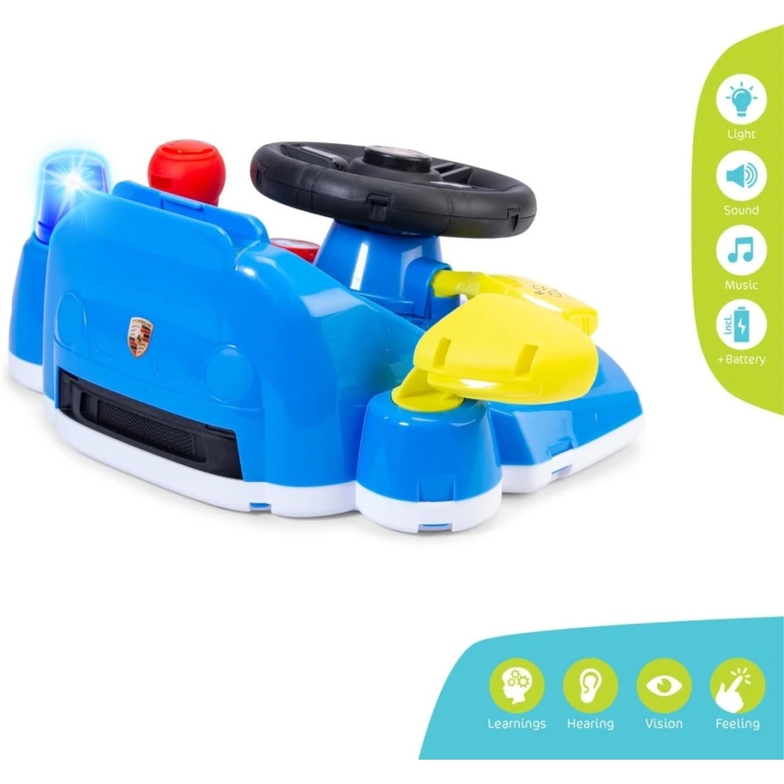 Interactive steering wheel with light/sound effects "My First Porsche" – 5