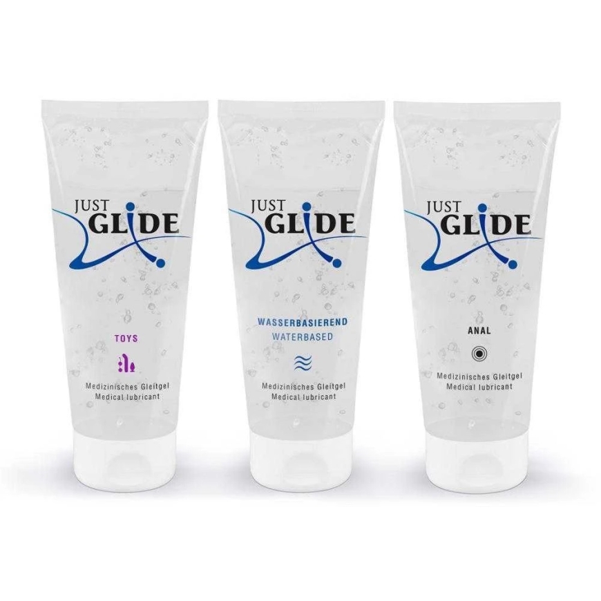 Just Glide Veepõhiste määrdeainete komplekt (3 x 200 ml) – 2