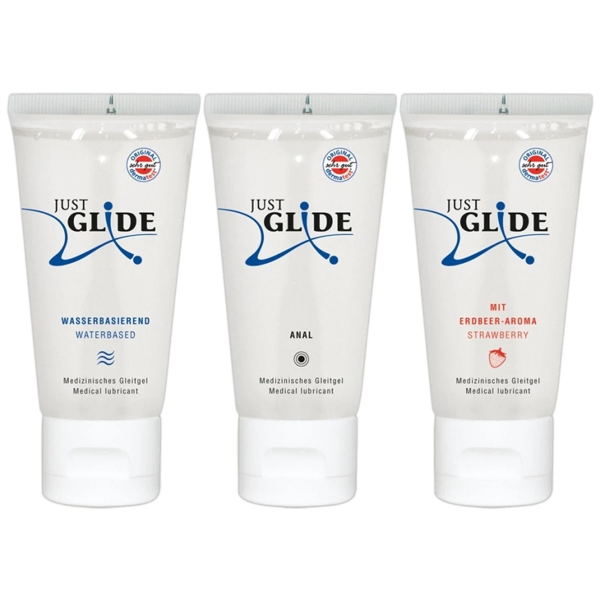 Just Glide Water-Based Lubricants Set (3 x 200 ml) – 5