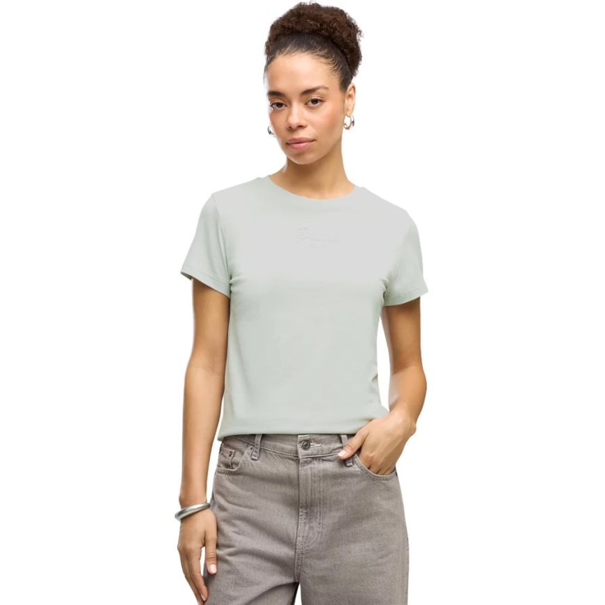 Moteriški marškinėliai Puma ESS Script Tee miętowa 691760 29 (M)