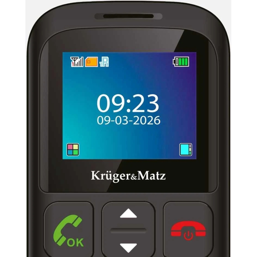 Kruger & Matz „KrugerMatz Simple 923“ GSM telefon vanadele – 2