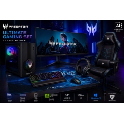 | Predator Ultimate Gaming Set | Orion 3000 + X34 V3 + PGC371 + Aethon 700 + Galea 550 + Cestus 333 + PMP470 | Laukomplekt | Tor
