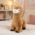 Lean Toys Plush Toy Alpaca, Sand, 28 x 22 x 12 cm Lean Toys Plush Toy Alpaca, Sand, 28 x 22 x 12 cm