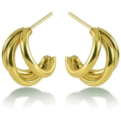 Victoria Walls Eleganti auksētie auskari „Mirevia Gold“ VWE260746G