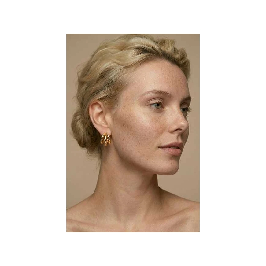 Victoria Walls Tyylikkäät kultasidontakorvakorut „Mirevia Gold“ VWE260746G – 2