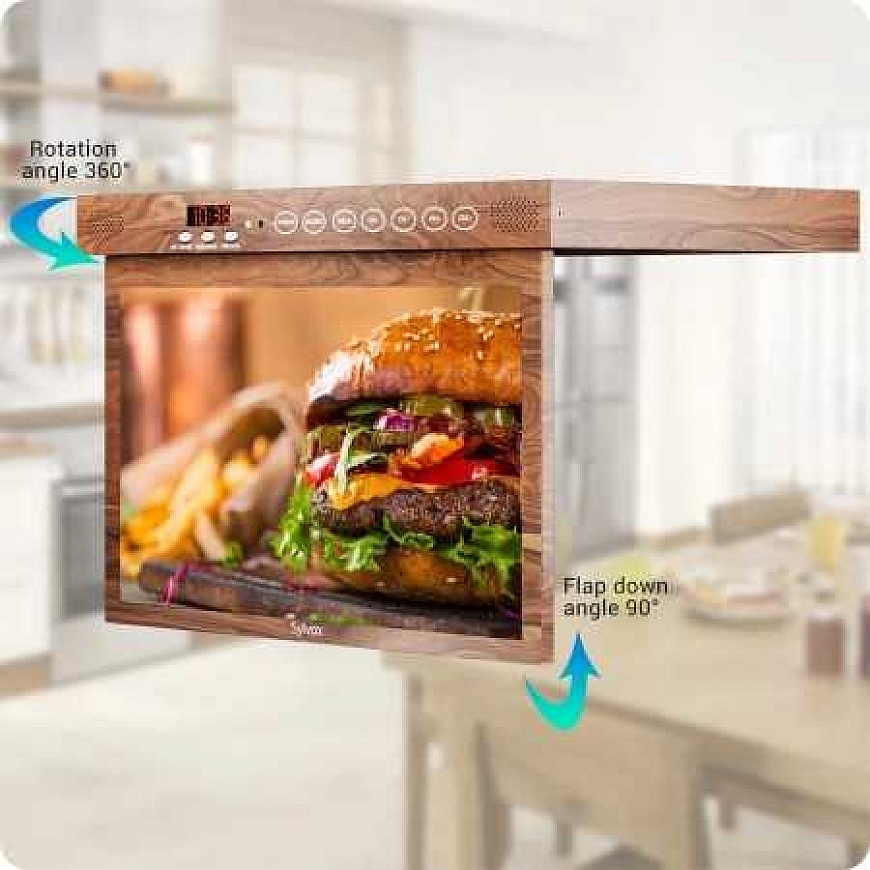 Televizor Sylvox Kontech dlya kulinarnykh shkafov 15.6" Smart Wood – 2