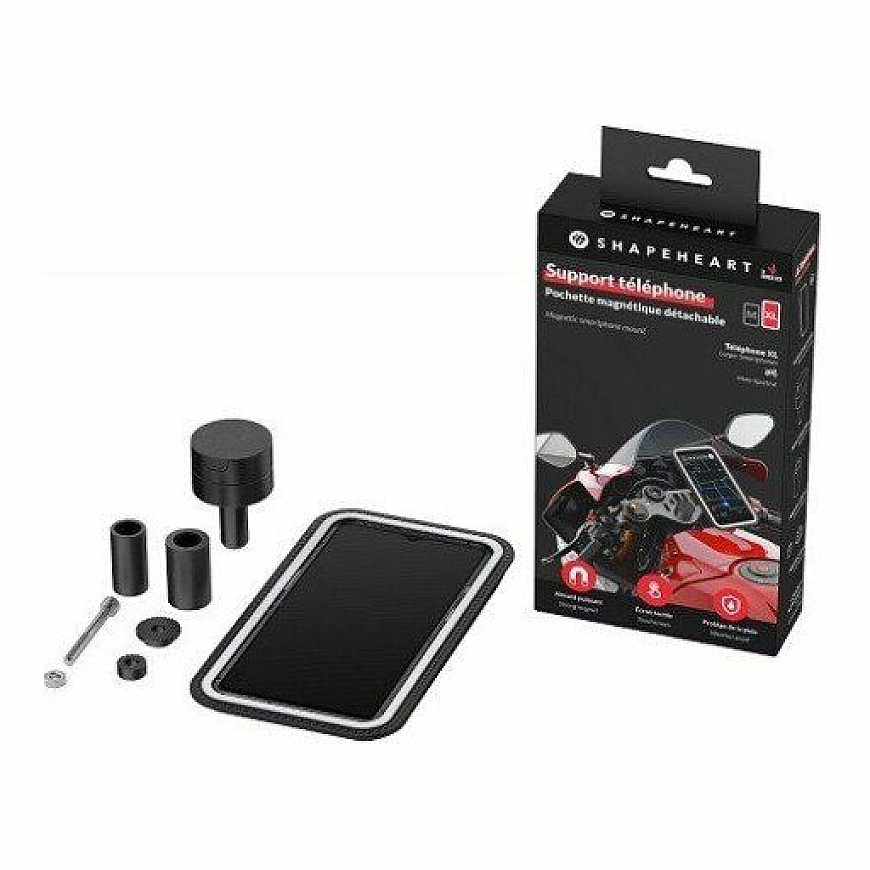 SHAPEHEART Magnetinis telefono laikiklis motociklo šakėje (3615744659857)