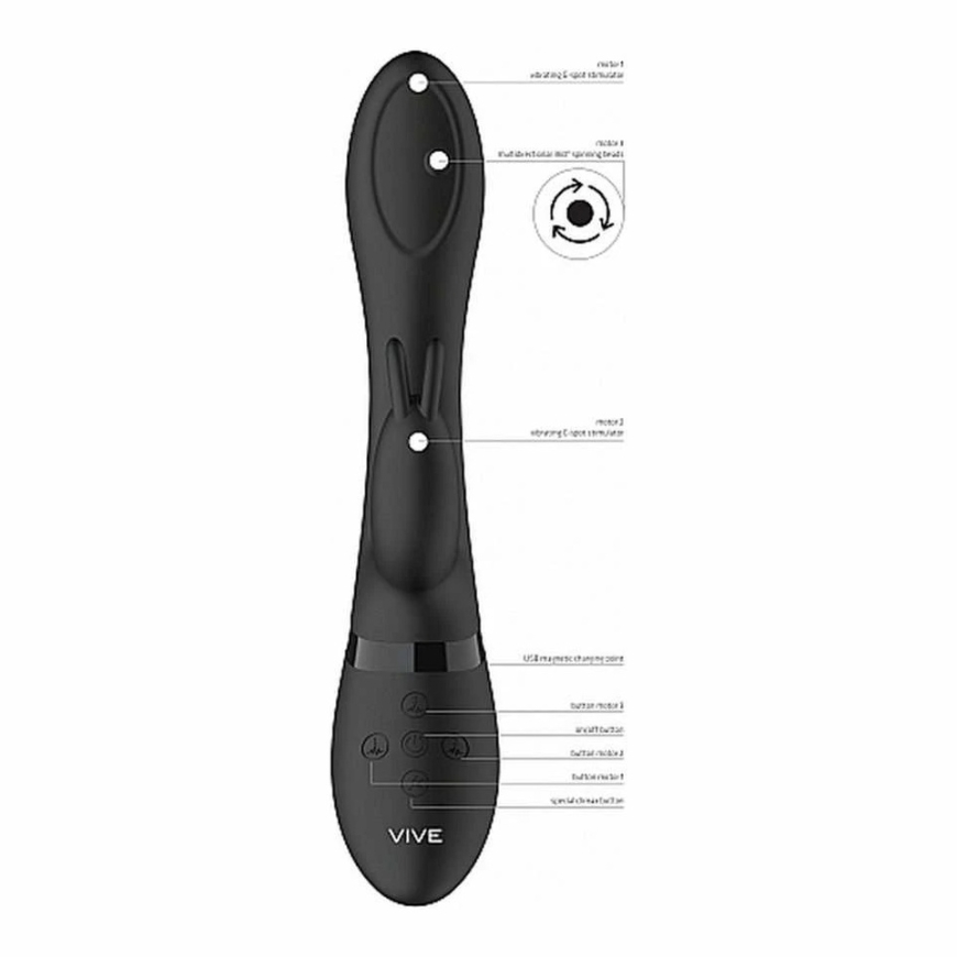 Vive By Shots Vive Vibrator zuikio klitorio masažuoklis 21cm 10 režimų – 2