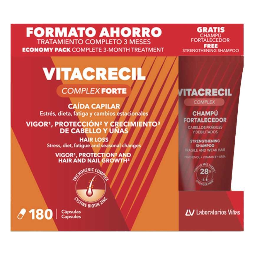 Капсулы VITACRECIL COMPLEX FORTE + Шампунь 2 единицы