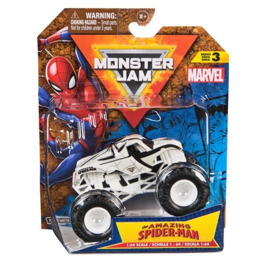 Monster Jam - 1:64 Marvel Single Packs - The Amazing Spiderman (0681147055155)