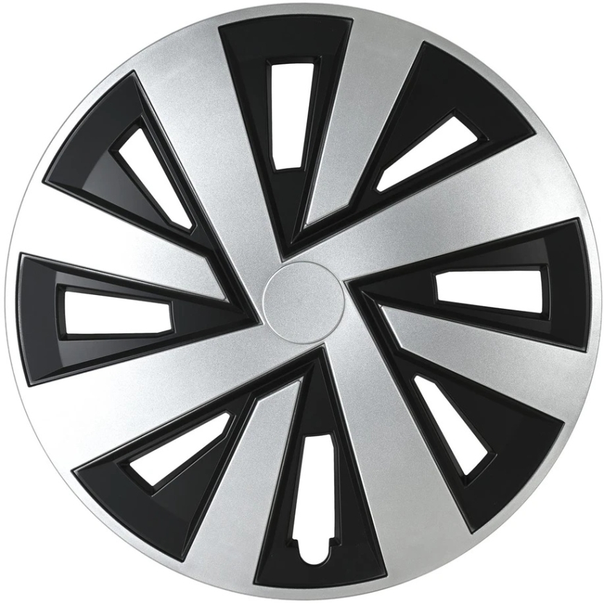 Leoplast Kołpak automobilinis pluton 16" cali juodai-sidabrinis – 2