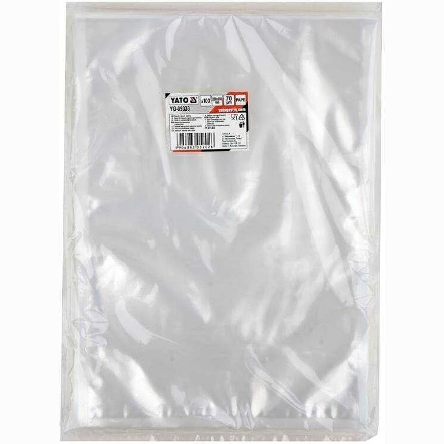 Toya Sa Poland Vacuum Bags 25x35cm, 70um, 100 pcs. for Food Products