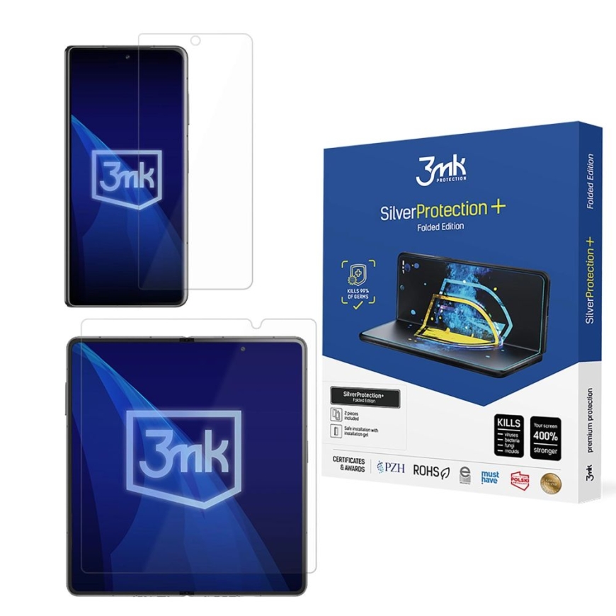 Honor Magic V3 - 3mk SilverProtection+ Salokļu Versija