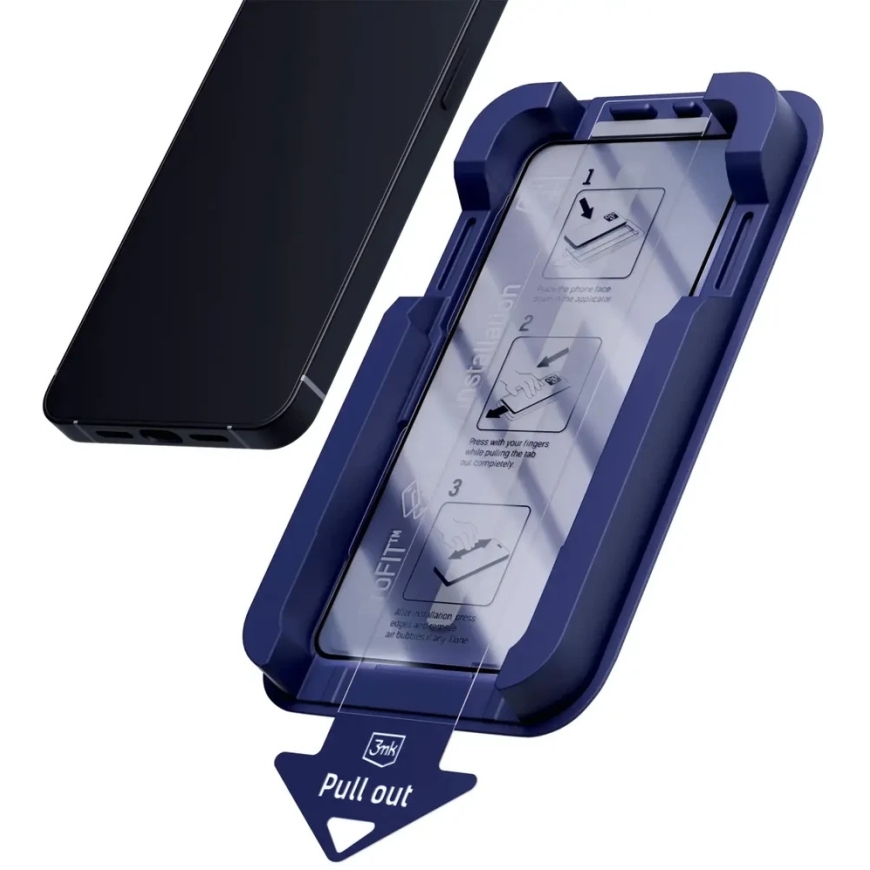 3mk Hardglass Max Privacy Lujitettu lasi applikaattorilla iPhone 18 Pro Max:lle